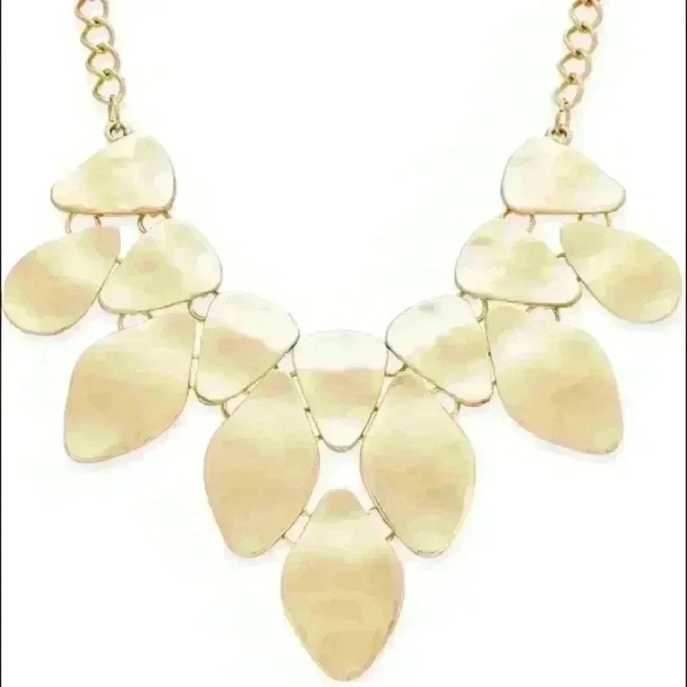 INC new Silver Bib Necklace